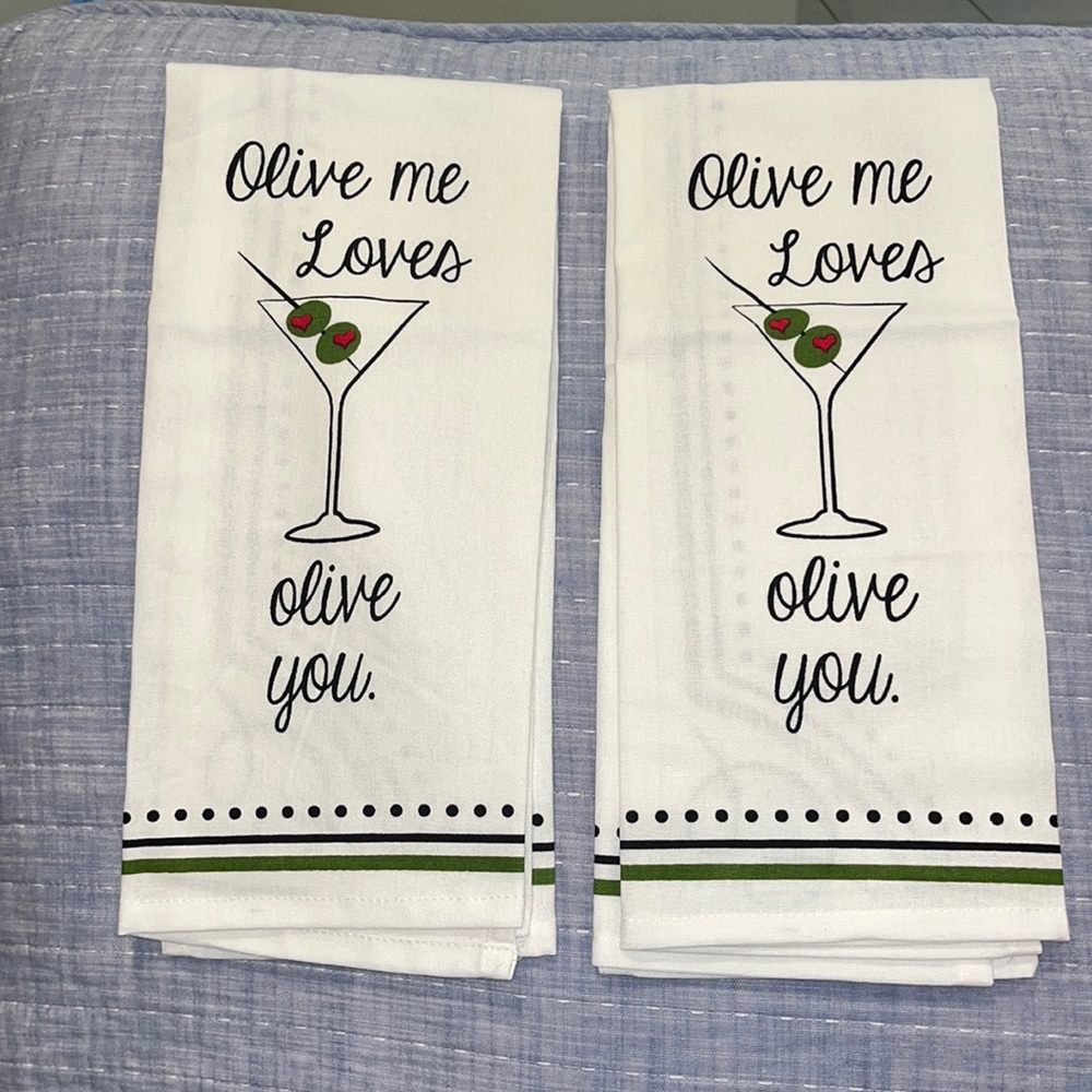 Love You kitchen towel set